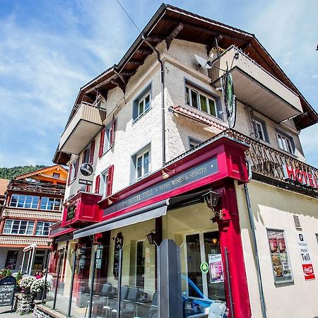 Hotel Tell And Apartments Unterseen Exterior foto